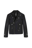 MEN'S V-FIT RENEGADE BLACK LEATHER JACKET