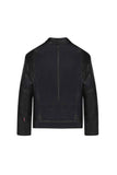 MEN'S V-FIT RENEGADE BLACK LEATHER JACKET