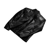 MEN'S ADORNICA BLACK LEATHER BIKER JACKET