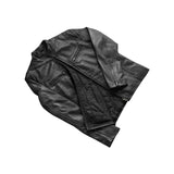 MEN'S BLACK LEATHER CAFE RACER JACKET