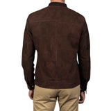 MEN'S MOCHA SUEDE LEATHER JACKET